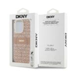 DKNY PC/TPU Repeat Pattern Tonal Stripe MagSafe Pink iPhone 15 Pro Tok