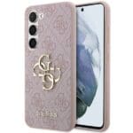 Guess PU 4G Metal Logo Pink Samsung Galaxy A35 5G Tok