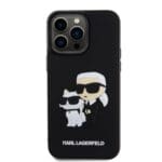 Karl Lagerfeld 3D Rubber Karl and Choupette Black iPhone 13 Pro Max Tok