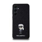 Karl Lagerfeld Fixed Glitter Metal Ikonik Black Samsung Galaxy A35 5G Tok