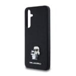 Karl Lagerfeld PU Saffiano Metal Karl and Choupette Black Samsung Galaxy A35 5G Tok