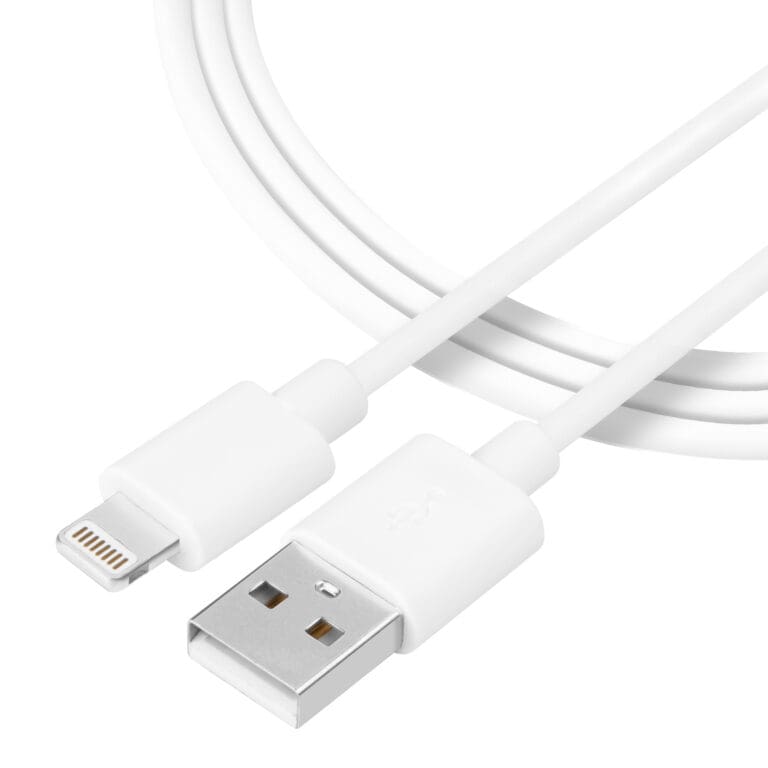 Tactical Smooth Thread Cable USB-A/Lightning 2m White