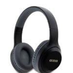 Guess Classic Silver Logo Bluetooth Stereo Headphone Black