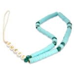 Guess GUSTPEARP Phone Strap Blue Heishi Beads