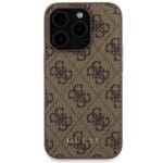 Guess Kit GUBPM5P15L4GEMGW Hardcase + Powerbank 5000mAh MagSafe Brown 4G Metal Logo iPhone 15 Pro Tok