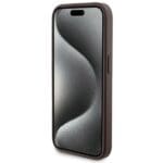Guess Kit GUBPM5P15L4GEMGW Hardcase + Powerbank 5000mAh MagSafe Brown 4G Metal Logo iPhone 15 Pro Tok