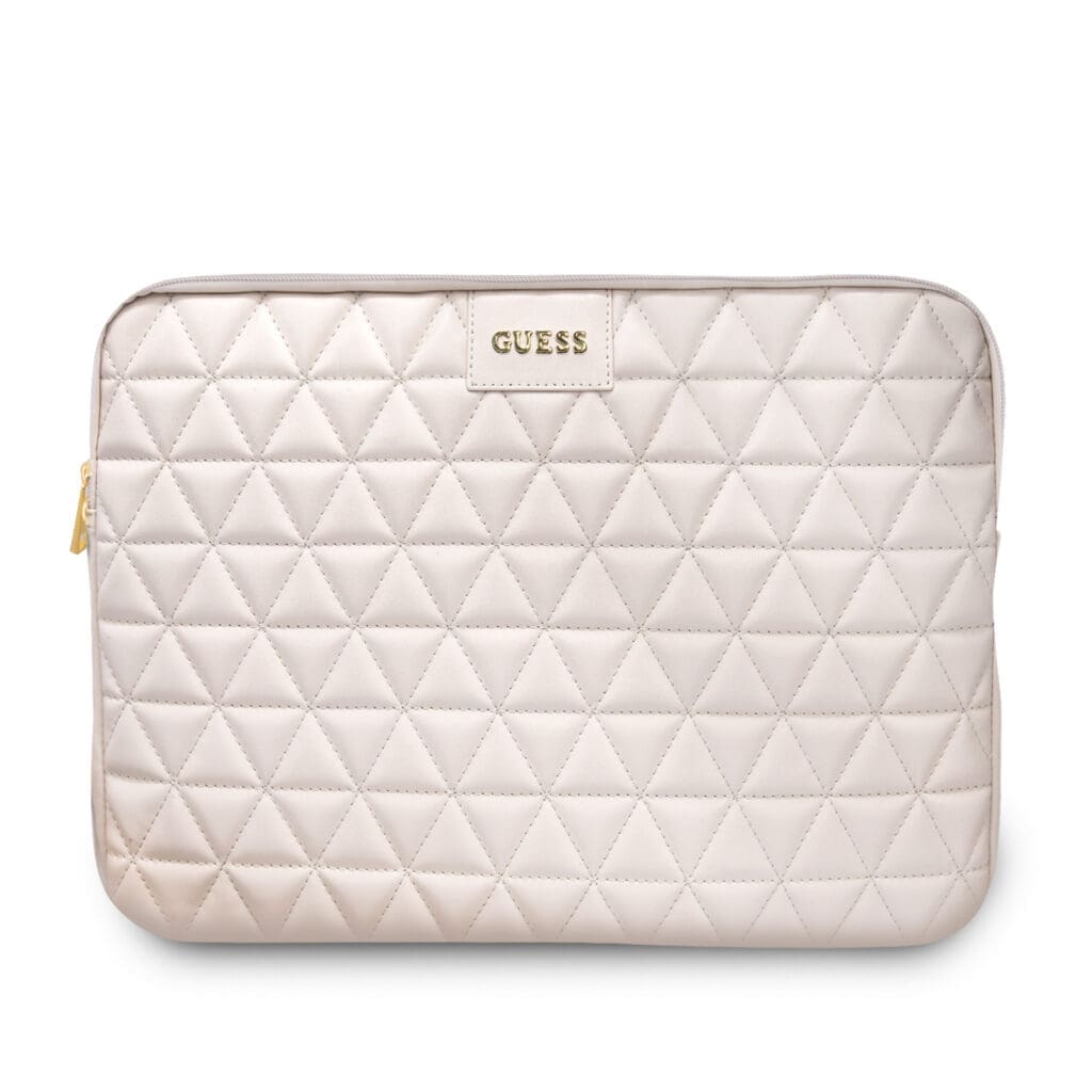 Guess Quilted Sleeve Notebook 13" Pink Tok