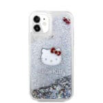 Hello Kitty Liquid Glitter Electroplating Head Logo Transparent iPhone 11 Tok