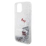 Hello Kitty Liquid Glitter Electroplating Head Logo Transparent iPhone 15 Tok