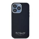 Karl Lagerfeld Grained PU Hotel RSG Black iPhone 15 Pro Tok