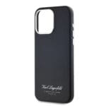 Karl Lagerfeld Grained PU Hotel RSG Black iPhone 15 Pro Tok