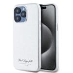 Karl Lagerfeld Grained PU Hotel RSG Grey iPhone 15 Pro Max Tok