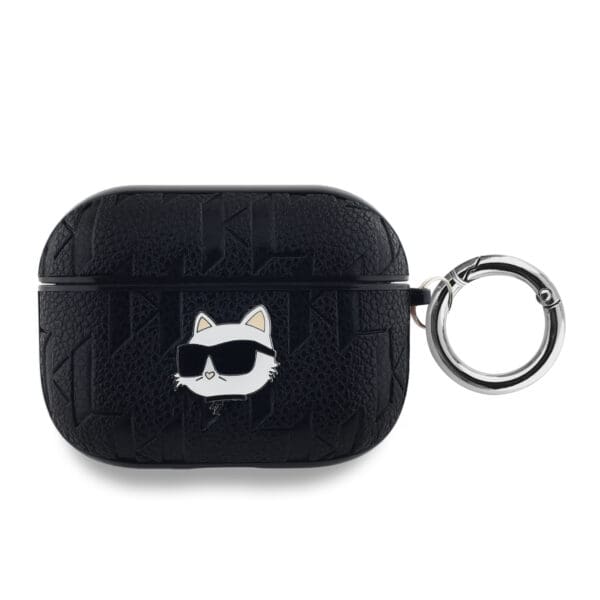 Karl Lagerfeld PU Embossed Choupette Head Black AirPods Pro Tok
