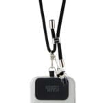 Karl Lagerfeld Universal Crossbody Szíj Cord and Ikonik Pins Black