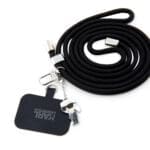 Karl Lagerfeld Universal Crossbody Szíj Cord and Ikonik Pins Black