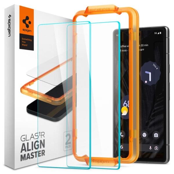 Spigen Alm Glas.tr 2-pack Clear Google Pixel 7a