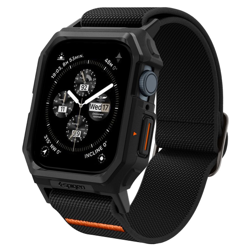 Spigen Lite Fit ”Pro” Apple Watch SE/11/10/9/8/7/6/5/4/3/Ultra 1/2/3 (44/45/46/49mm) Matte Black