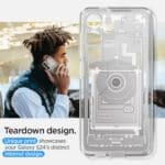 Spigen Ultra Hybrid Zero One White Samsung Galaxy S24 Tok
