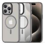 Tech-Protect MagMat ”2” MagSafe Matte Titanium iPhone 15 Pro Max Tok