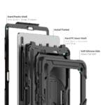 Tech-Protect Solid360 Black Samsung Galaxy Tab S8 Plus 12.4/S7 Plus 12.4/S7 Fe 12.4 Tok
