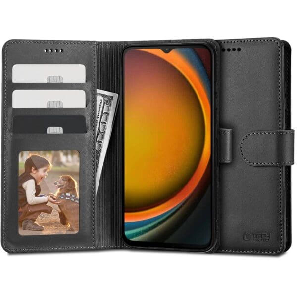 Tech-Protect Wallet Black Samsung Galaxy Xcover 7 Tok