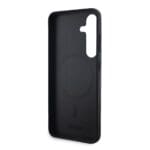 DKNY PU Leather Checkered Pattern MagSafe Black Samsung Galaxy S24 Tok