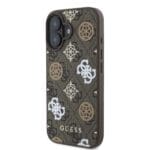 Guess PU 4G Peony MagSafe Brown iPhone 16 Tok
