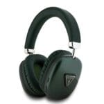 Guess Saffiano PU Leather Triangle Logo Wireless Headphones Kaki