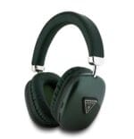 Guess Saffiano PU Leather Triangle Logo Wireless Headphones Kaki