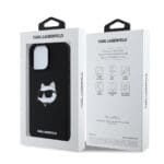 Karl Lagerfeld Liquid Silicone Choupette Head MagSafe Black iPhone 16 Pro Max Tok