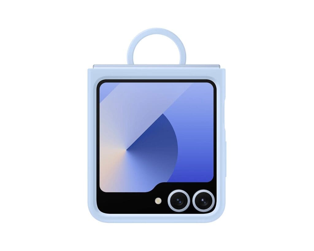 Samsung EF-PF741TLE Silicone Cover with Ring Blue Samsung Galaxy Z Flip 6 Tok