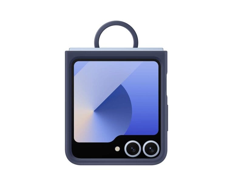 Samsung EF-PF741TNE Silicone Cover with Ring Navy Samsung Galaxy Z Flip 6 Tok