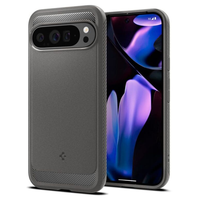 Spigen Rugged Armor Marble Grey Google Pixel 9 Pro XL Tok