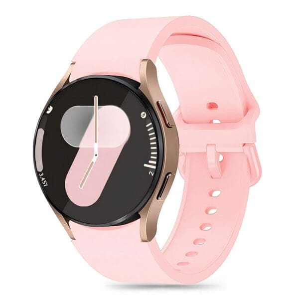 Tech-Protect Silicone Samsung Galaxy Watch 4 / 5 / 5 Pro / 6 / 7 / Fe Baby Pink