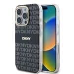DKNY PC/TPU Repeat Pattern Tonal Stripe MagSafe Black iPhone 16 Pro Max Tok