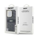 DKNY PC/TPU Repeat Pattern Tonal Stripe MagSafe Black iPhone 16 Pro Max Tok