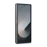 DKNY PU Leather Repeat Pattern Stack Logo MagSafe Black Samsung Galaxy Z Fold 6 Tok