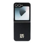 DKNY PU Leather Stack Logo Black Samsung Galaxy Z Flip 6 Tok