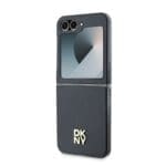DKNY PU Leather Stack Logo Black Samsung Galaxy Z Flip 6 Tok