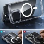 ESR Classic Hybrid Halolock MagSafe & Tempered Glass Clear iPhone 16 Pro Max