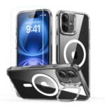 ESR Classic Hybrid Kickstand Halolock MagSafe & Tempered Glass Clear iPhone 16 Plus