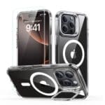 ESR Classic Hybrid Kickstand Halolock MagSafe & Tempered Glass Clear iPhone 16 Pro
