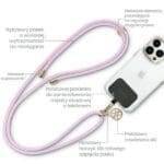 Guess GUOUCNMG4EU Universal CBDY Cord Lila Nylon 4G Metal Charm