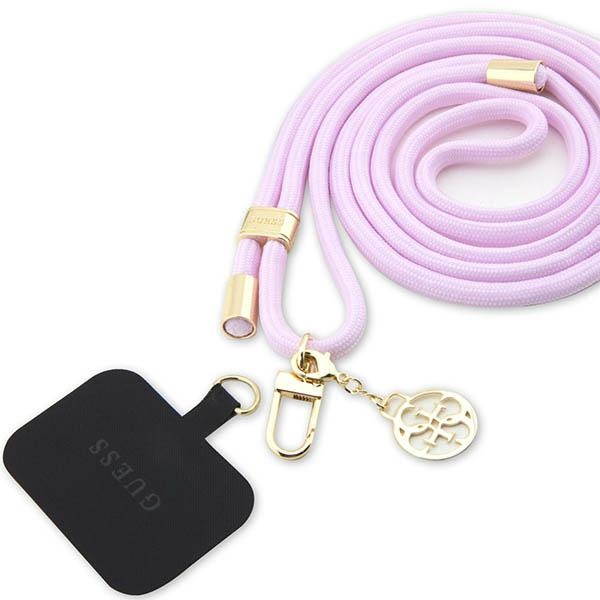 Guess GUOUCNMG4EU Universal CBDY Cord Lila Nylon 4G Metal Charm