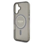 Guess IML Glitter Ring MagSafe Black iPhone 16 Tok