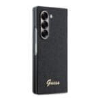 Guess PC/TPU Glitter Flakes Metal Logo Black Samsung Galaxy Z Fold 6 Tok