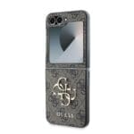 Guess PU 4G Metal Logo Brown Samsung Galaxy Z Flip 6 Tok