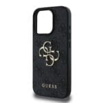 Guess PU 4G Metal Logo Grey iPhone 16 Pro Max Tok
