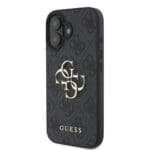 Guess PU 4G Metal Logo Grey iPhone 16 Tok