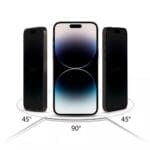 Hofi Anti Spy Glass Pro+ 2-Pack Privacy iPhone 16 Pro Max